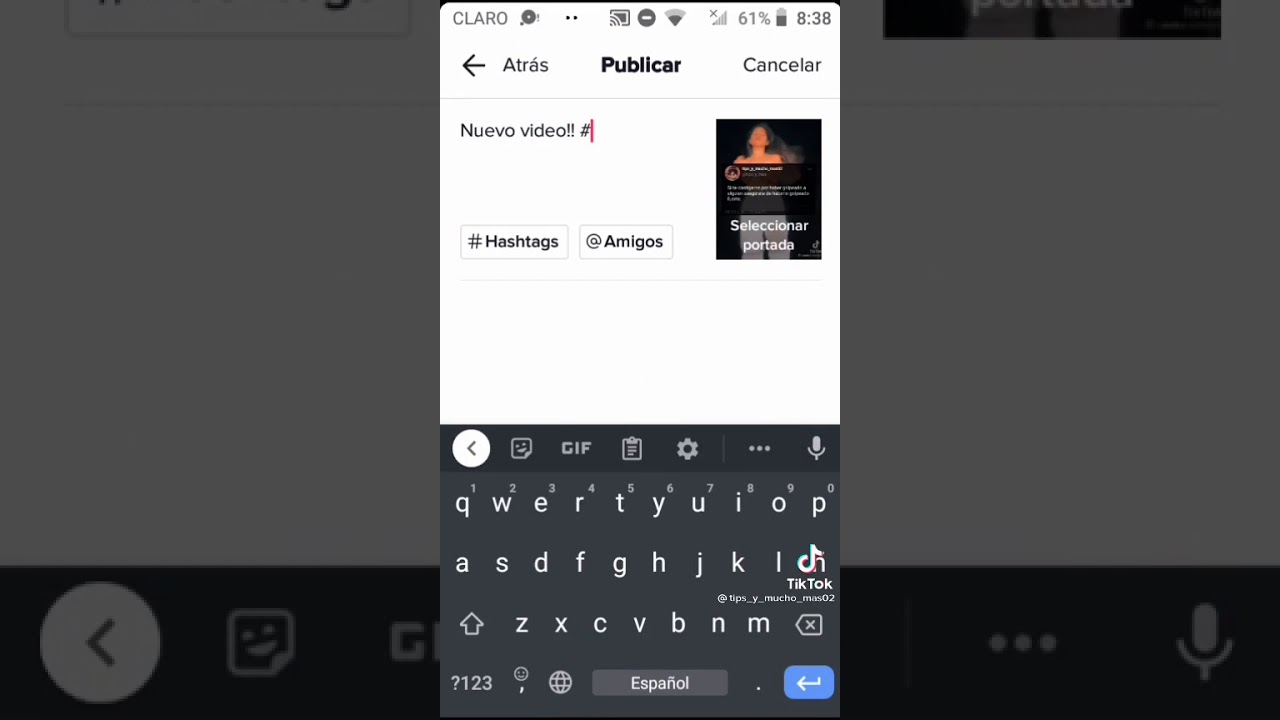 COMO HACER UN V&Iacute;DEO VIRAL EN TIKTOK #shorts #parati