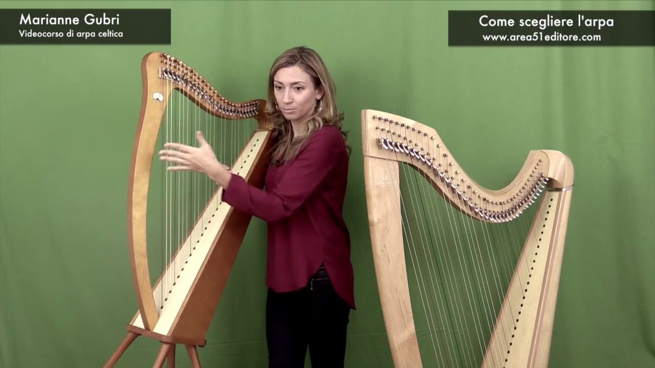Videocorso di arpa celtica: scegliere l'arpa