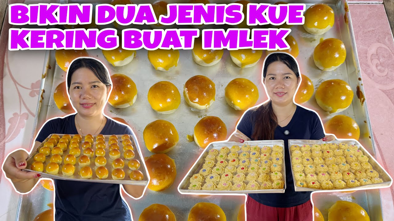 BIKIN NASTAR LEMBUT DAN SEMPRIT BUNGA YANG ENAK BUAT ISI TOPLES DI HARI IMLEK
