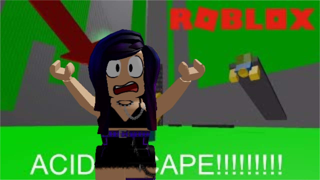 EL SUELO ES ÁCIDO! Roblox Acid Escape