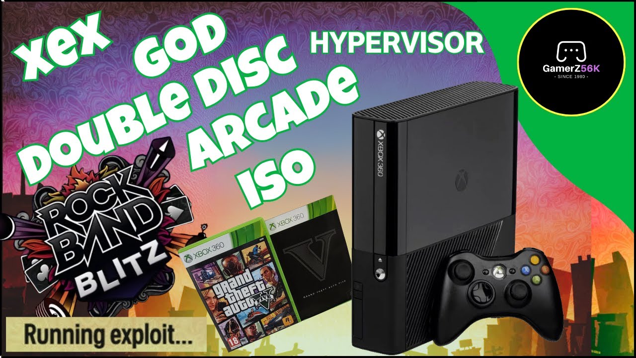 TUTORIAL giochi Xbox 360 - XEX - GOD - Doppio Disco - Arcade su HDD Esterno o Interno su Hypervisor