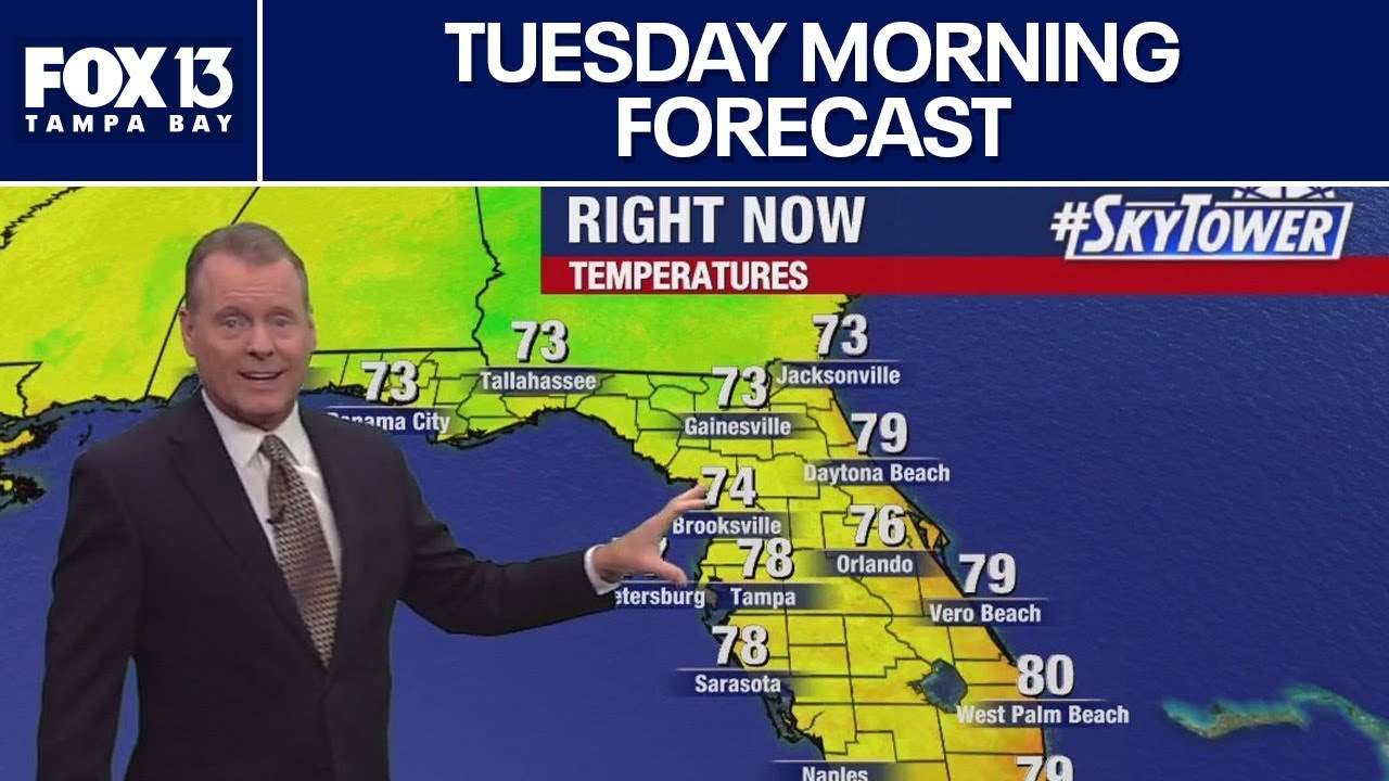 Tampa Weather | Tuesday morning forecast