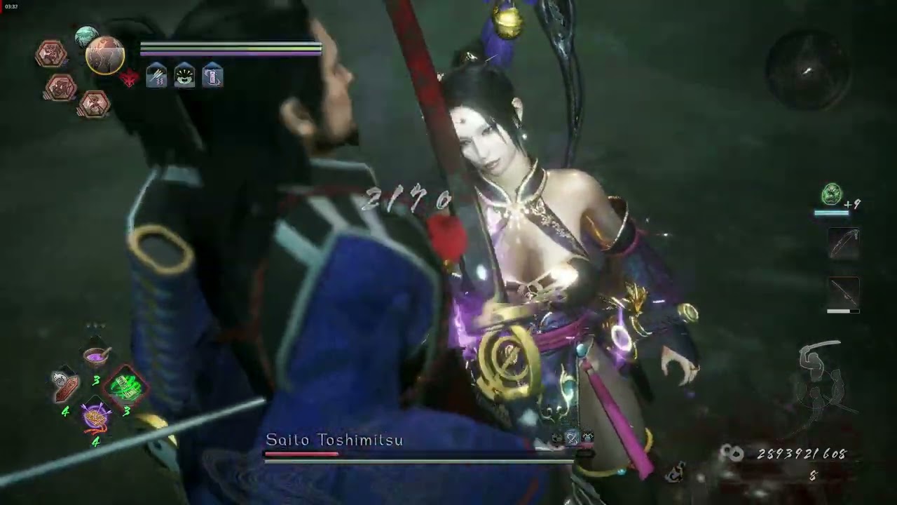 Nioh 2 - Saito Toshimitsu No damage again