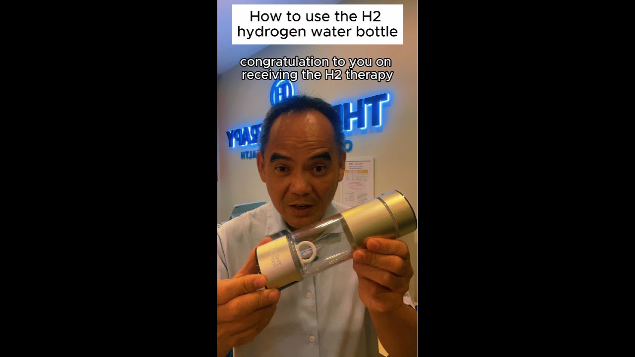 How to use a h2 hydrogen water bottle
