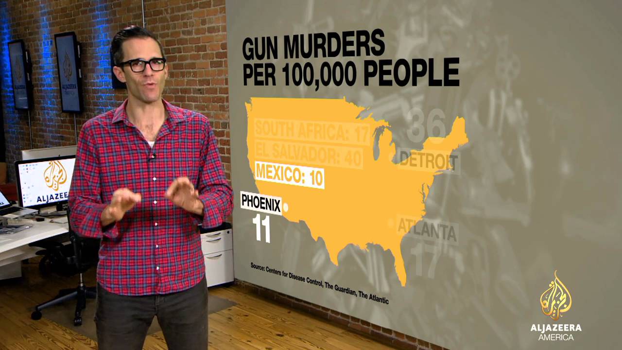 US leader of the pack in gun violence and gun ownership