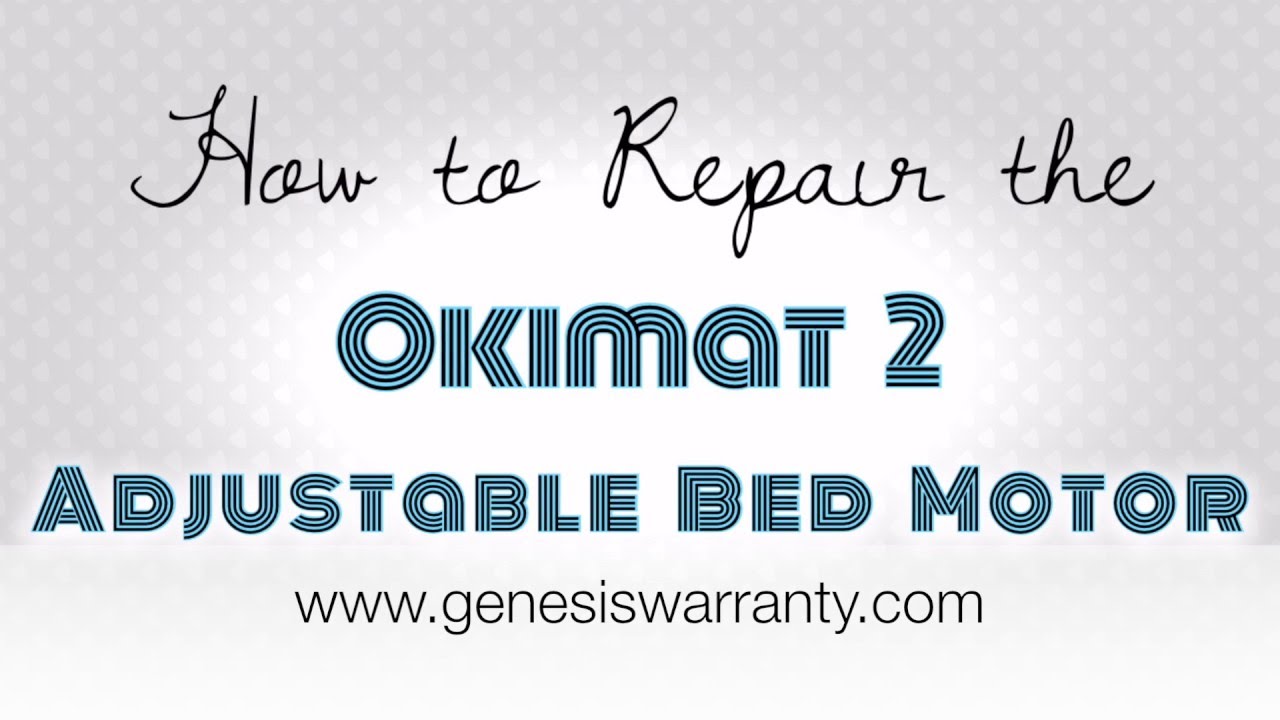 How to Repair an Okimat 2 Adjustable Bed Motor. Leggett and Platt, Tempurpedic, Sleep Number