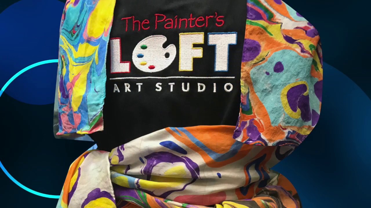 Silk Fabric Water Marbling Workshop