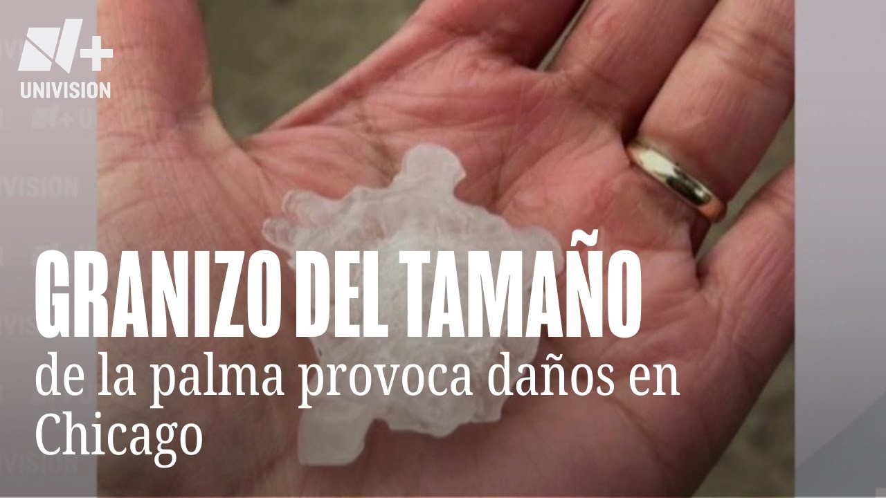 Granizo del tamaño de la palma provoca daños y miles de apagones tras fuerte tormenta