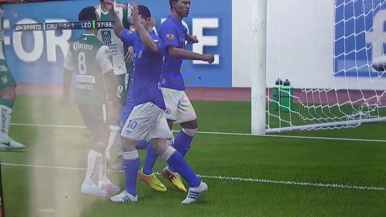 Cruz Azul 1×1 Leon J.6 Apertura 2098 FIFA 14 PS4