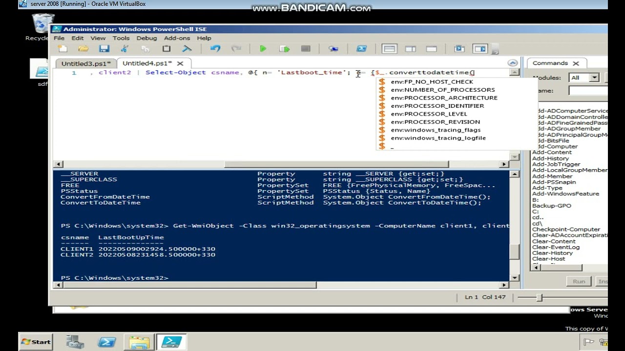 How to get last boot uptime of remote servers,