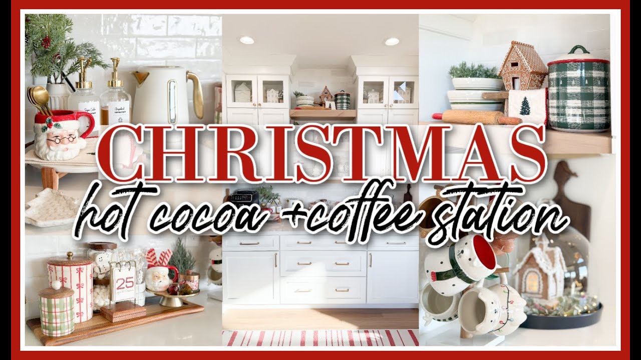 РОЖДЕСТВЕНСКИЙ ГОРЯЧИЙ КАКАО-БАР 2025 | ИДЕИ УКРАШЕНИЯ РОЖДЕСТВЕНСКОЙ КОФЕЙНИ