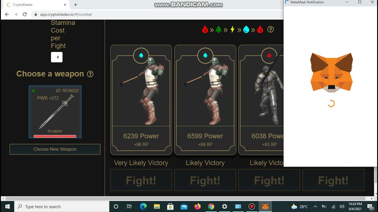 Cryptoblades gameplay easy to earn PLAY TO EARN l TUTORIAL