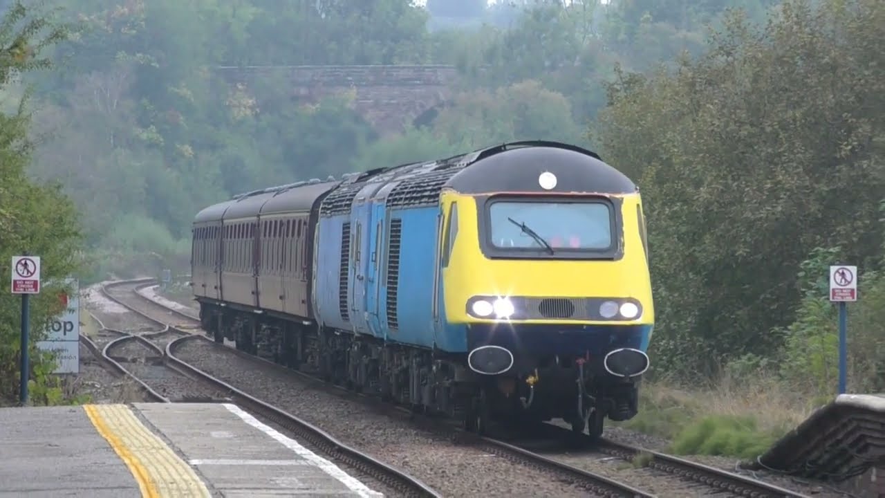 Exclusive 20/09/2024 Class 43,s hauling coaches from Bo'ness to the NYMR down the Esk Valley line