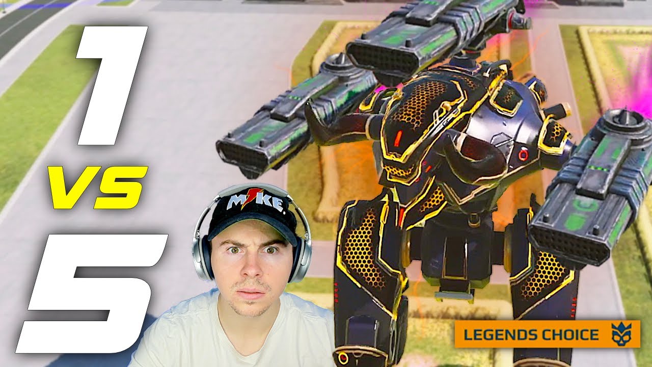 I Was Very WRONG About The UE Minos... INSANE 1v5 Battle - Extreme Tank Boost | War Robots