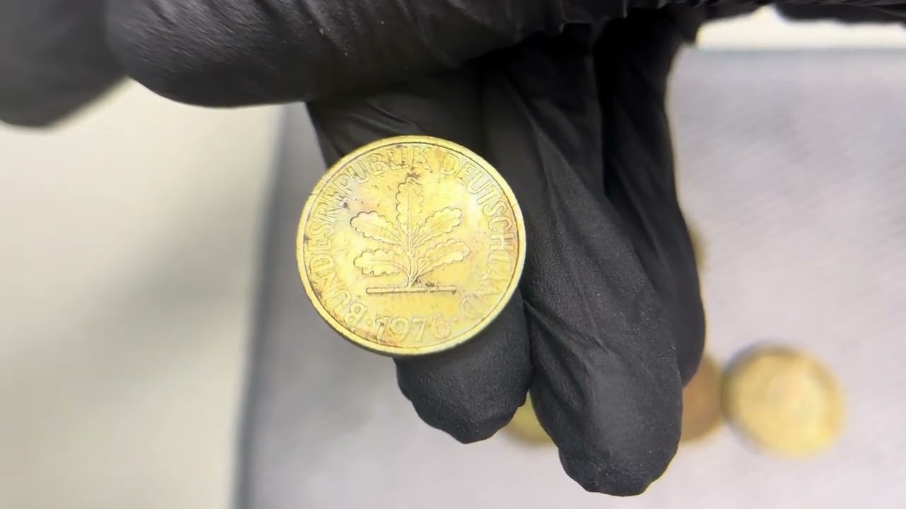 10 PENNİG ERROR ÇOK DEĞERLİ ALMAN PARALAR LOTU 6 PFN