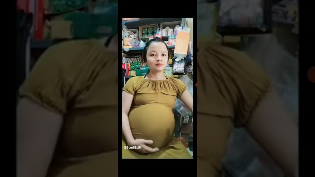 Bumil Jaga Warung Madura Tapi Tetap Live… Kuat Banget! #pregnant #bumil 