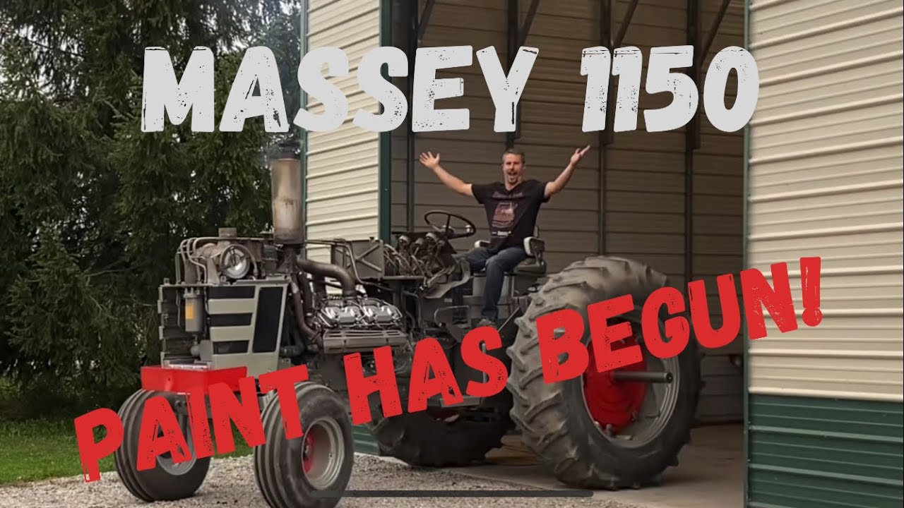 Reviving the Massey 1150: Painting Journey Starts Now!