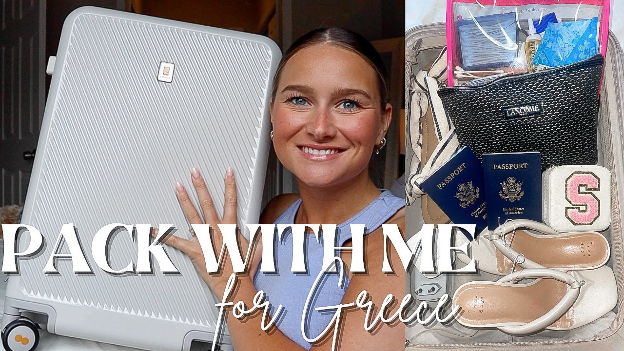PACK WITH ME FOR MY HONEYMOON IN GREECE || packing tips and must haves!