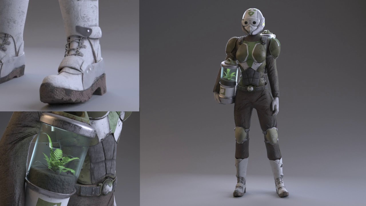 Emilie Dery | 3D Modelling and Texturing Demo Reel | 2019