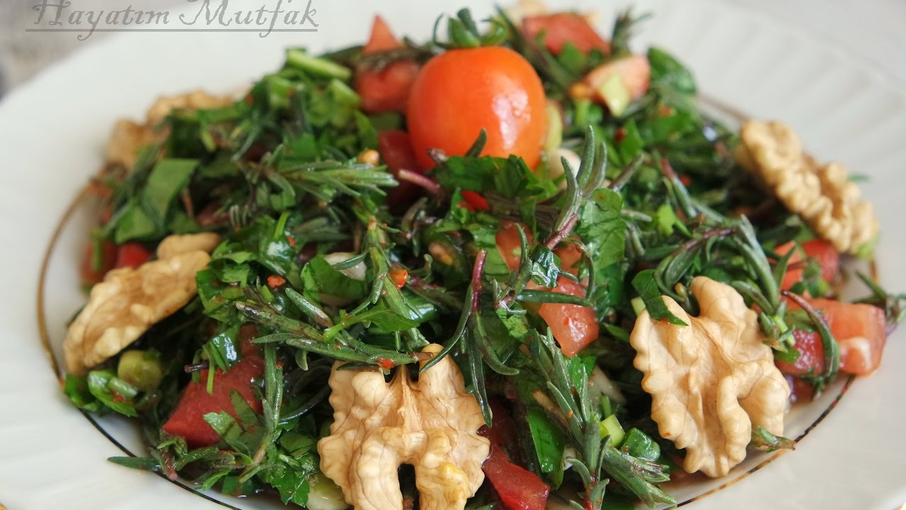 Kekik Salatası ( Zahter Salatası )