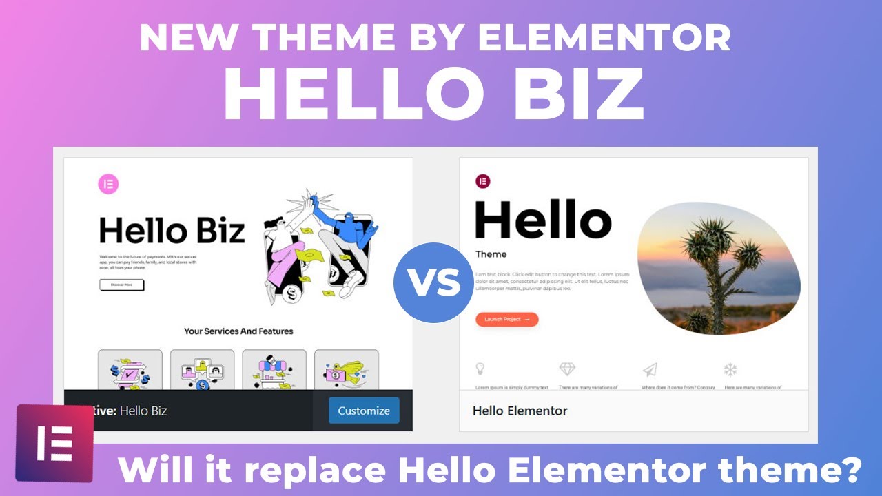 Hello Biz vs Hello Elementor - Which WordPress Theme WINS?