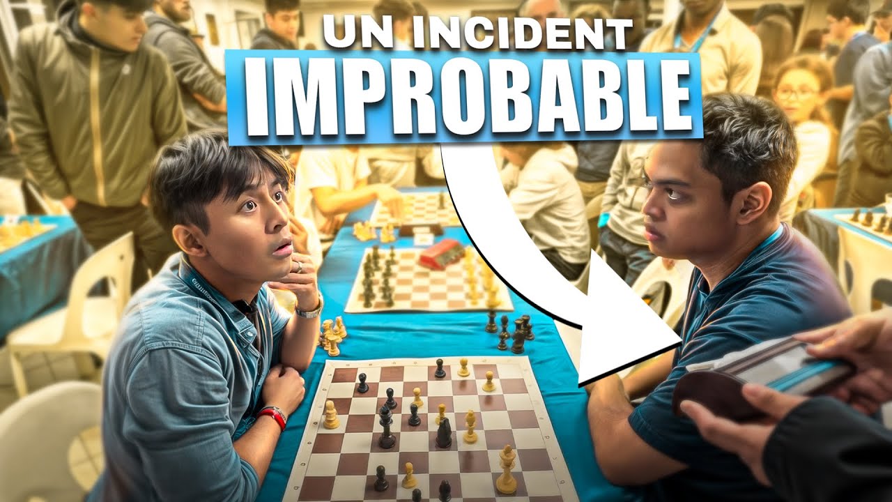 J’appelle L’ARBITRE pour un INCIDENT IMPROBABLE à la ronde 5 du Blitz du Cap d’Agde !!