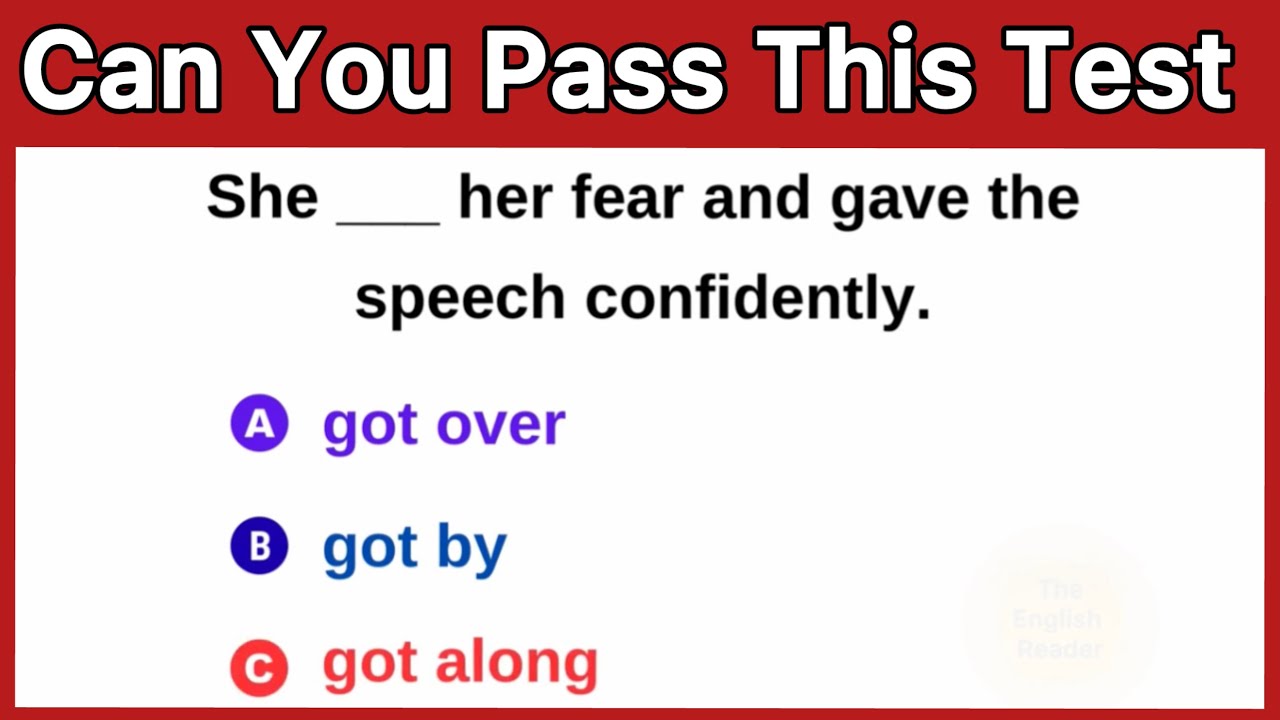 Phrasal Verbs MCQs Test | Advanced English Grammar Quiz with Answers | Competitive Exam 