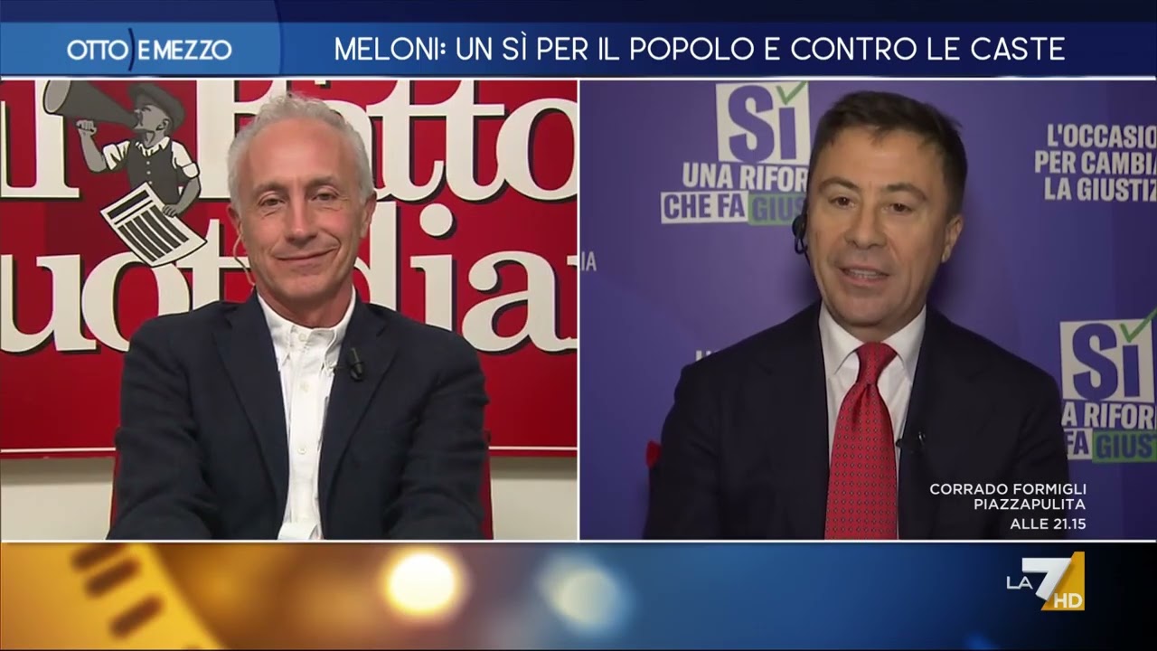 Referendum Giustizia, Italo Bocchino: 