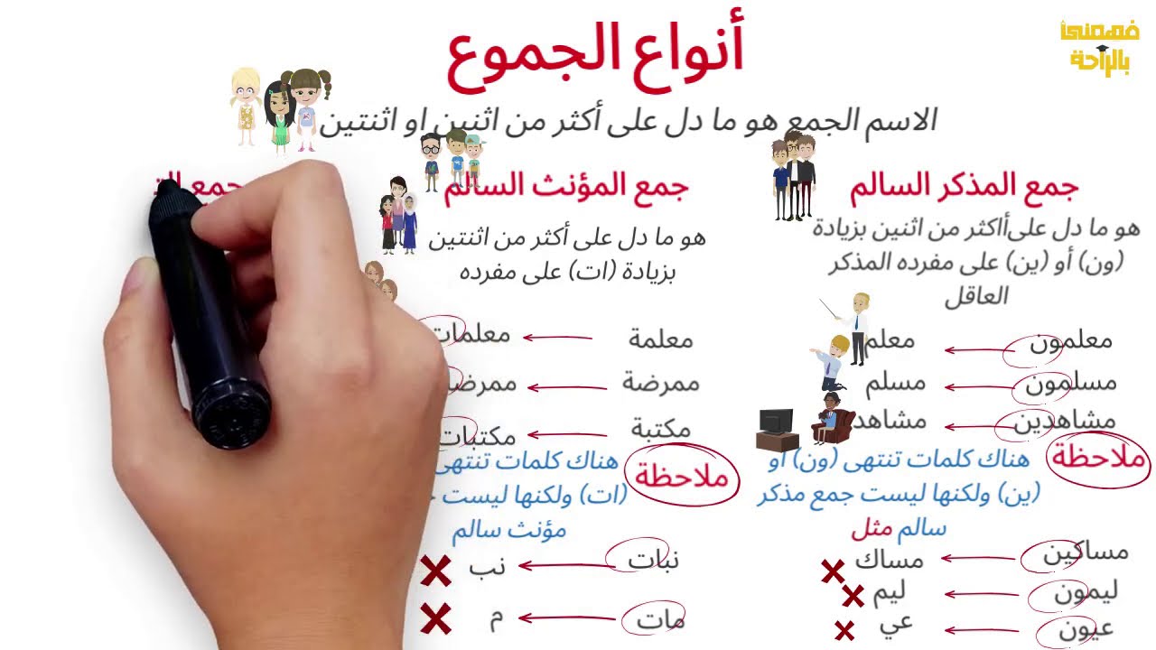 أنواع الجموع