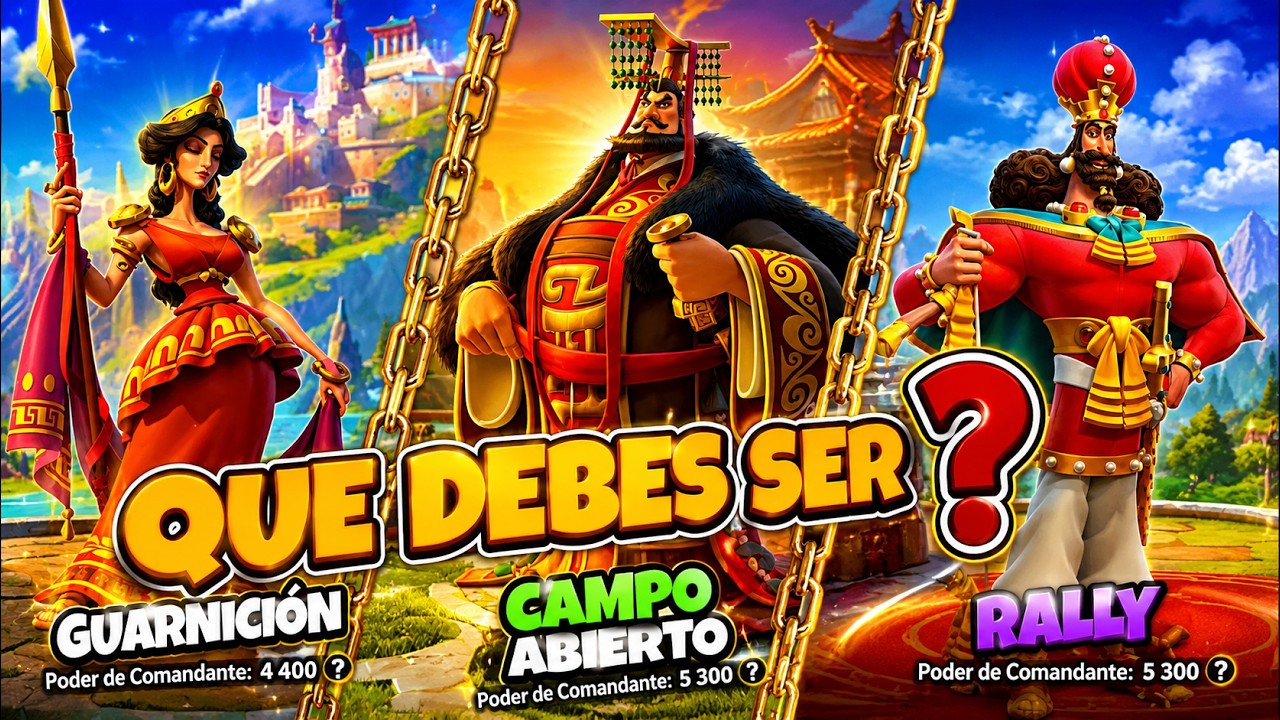 Rally, Guarnición o Open Field: ¿Cuál es el mejor rol para ti? - RISE OF KINGDOMS