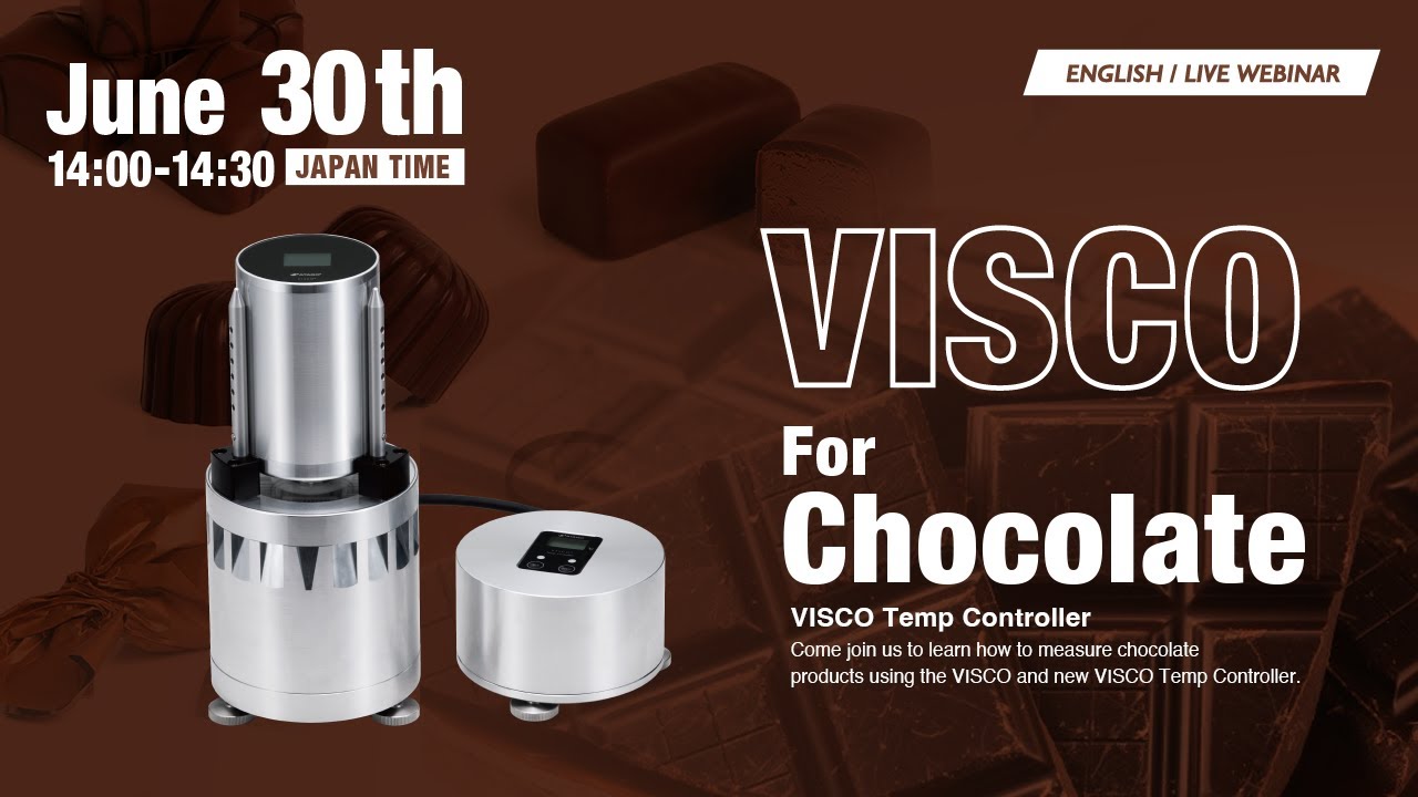 VISCO For Chocolate. ATAGO Viscometer with Temperature Control