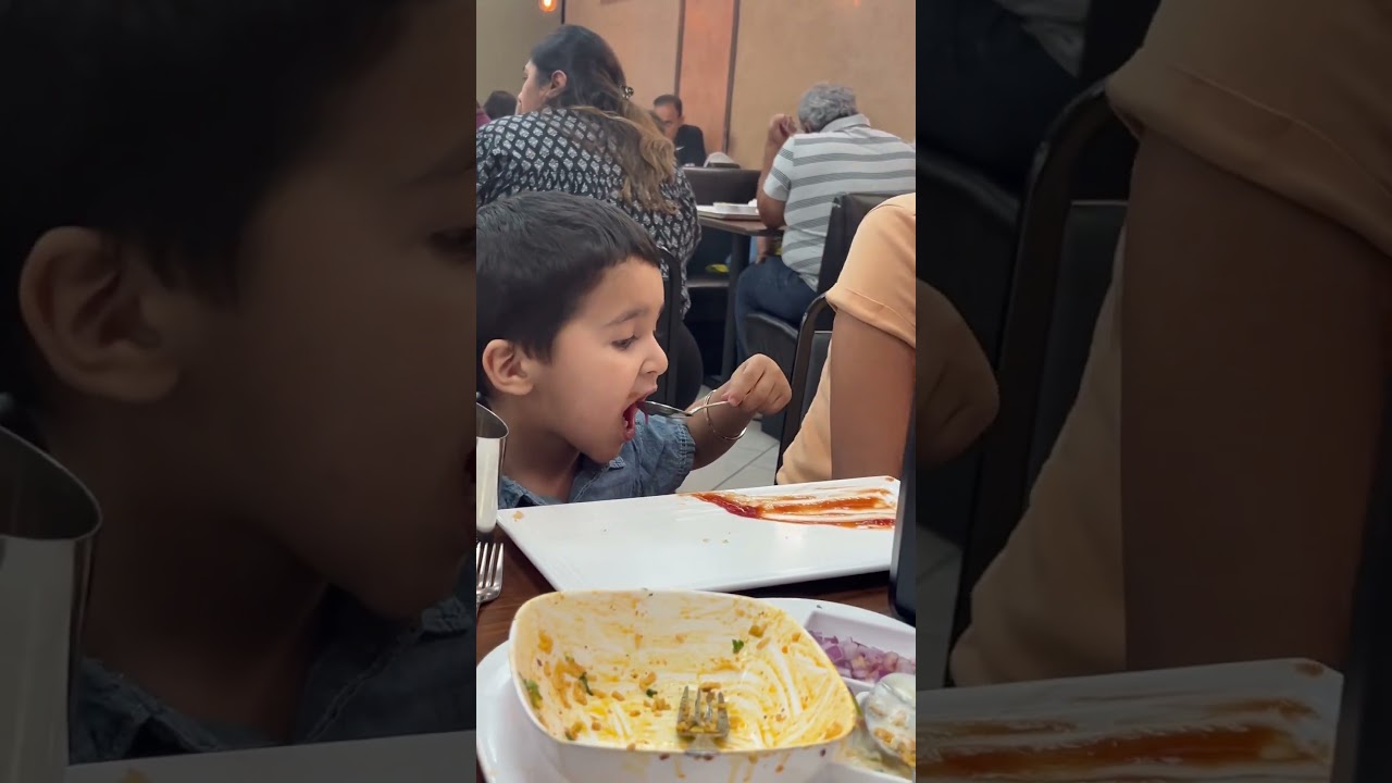 Desi kids in USA #kidsvideo #desi #funnykid #kidseatingfood