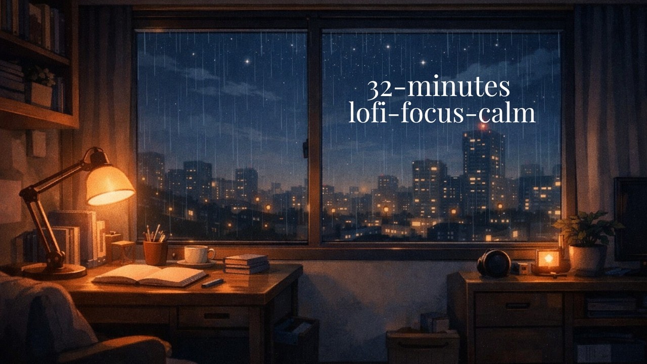 32 minutes of Slowdawn Lofi - Chill Beats to Focus, Think, and Breathe.