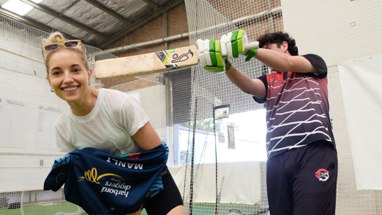 come to cricket practice with me