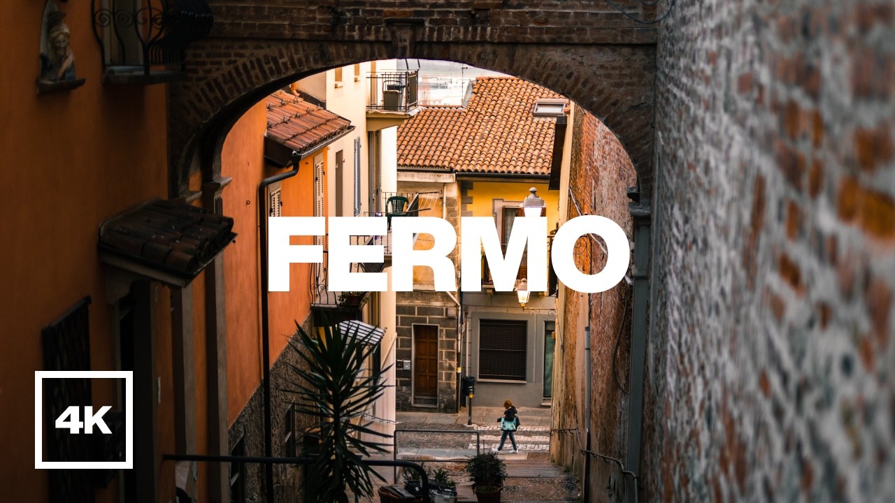 Fermo Walking Tour 🇮🇹 | Hidden Hilltop Gem of Italy in 4K | Undiscovered Marche