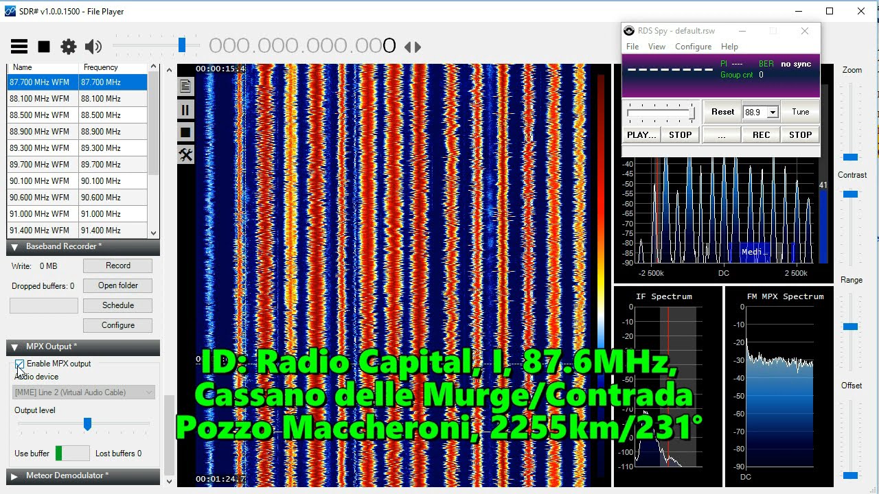 30.07.2021 09:24UTC, [Es], Radio Capital, I, 87.6MHz, 2255km