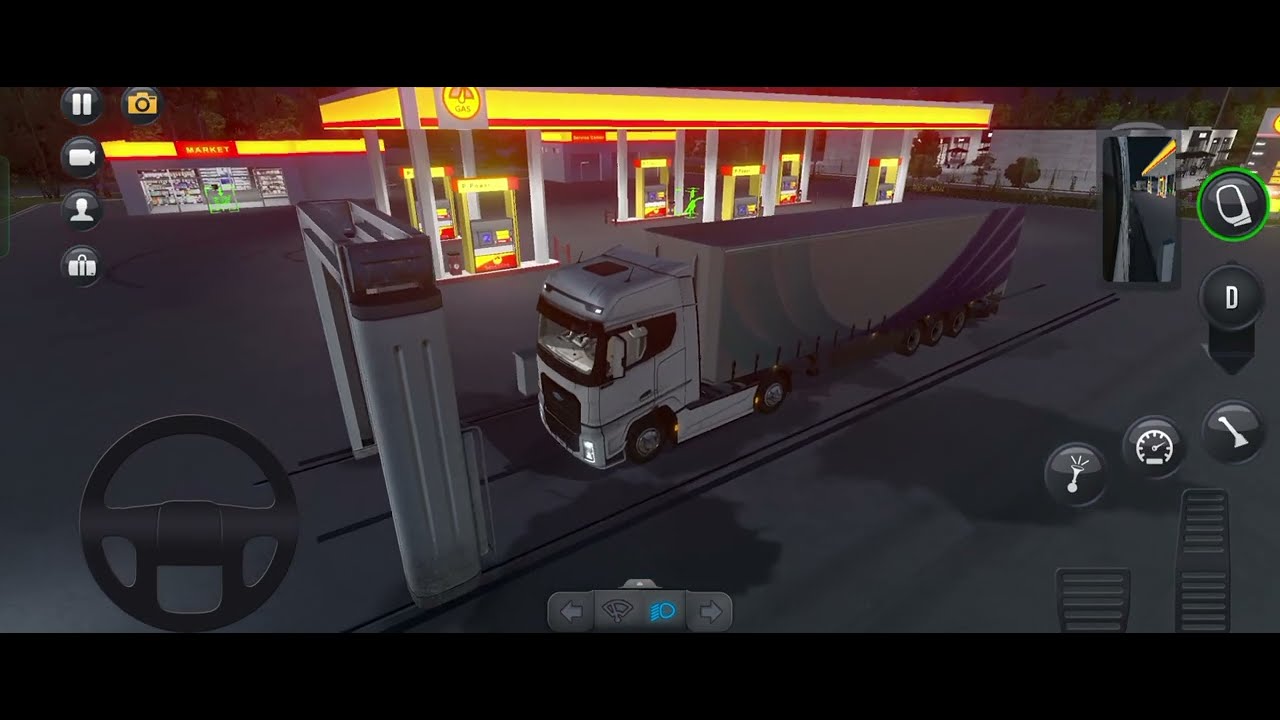 TRUCK SIMULATOR ULTIMATE #trucksimulatorultimate #zuuks #ford #truckdriving#nightdriving#night#viral