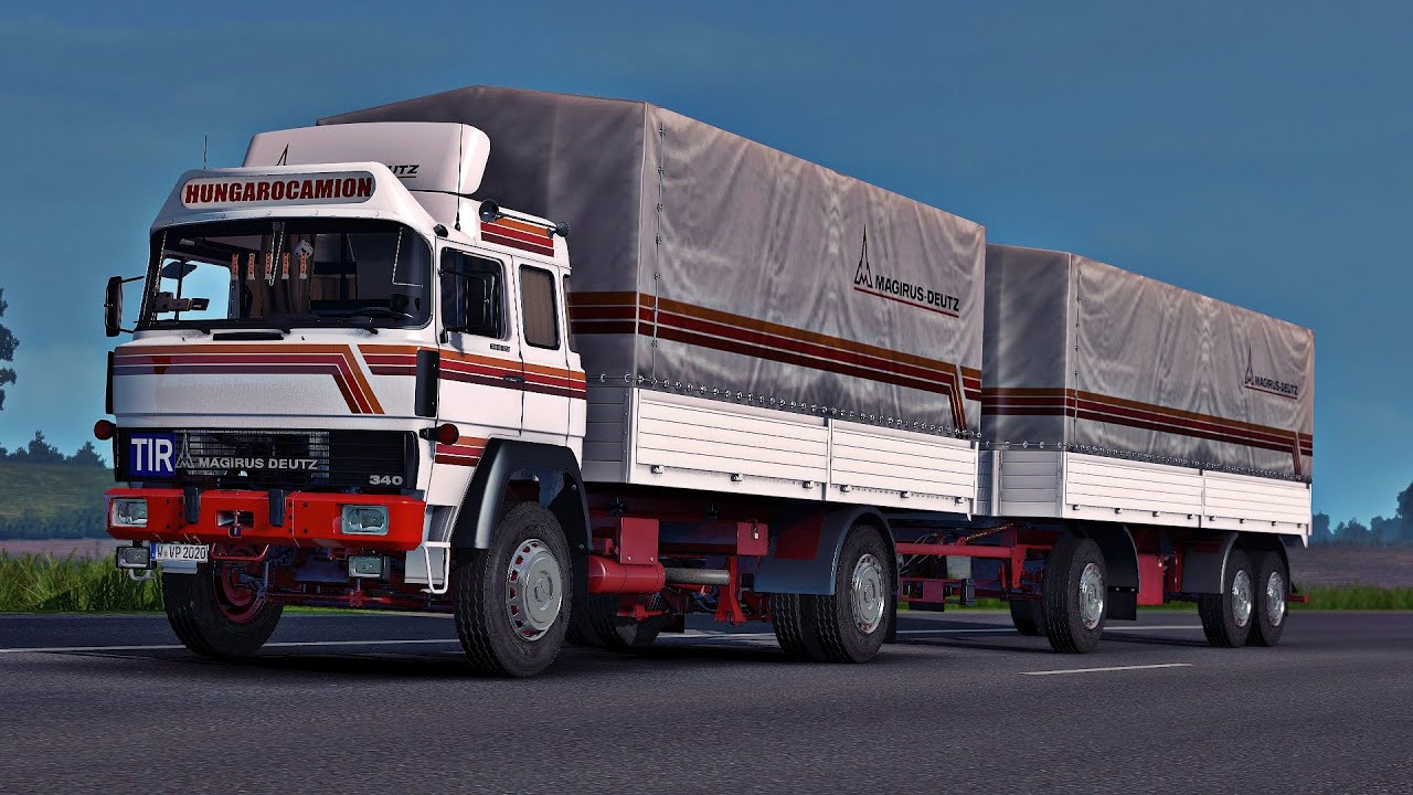 ETS2 1.39 - ProMods 2.51 - Magirus Deutz 340 D22 - Trip: Saint-Laurent - Calais