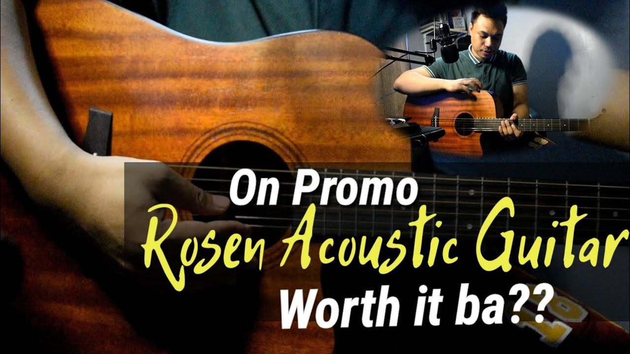 SQOE Rosen G15 Acoustic Guitar Unboxing, Testing And Review | Chelly Aja