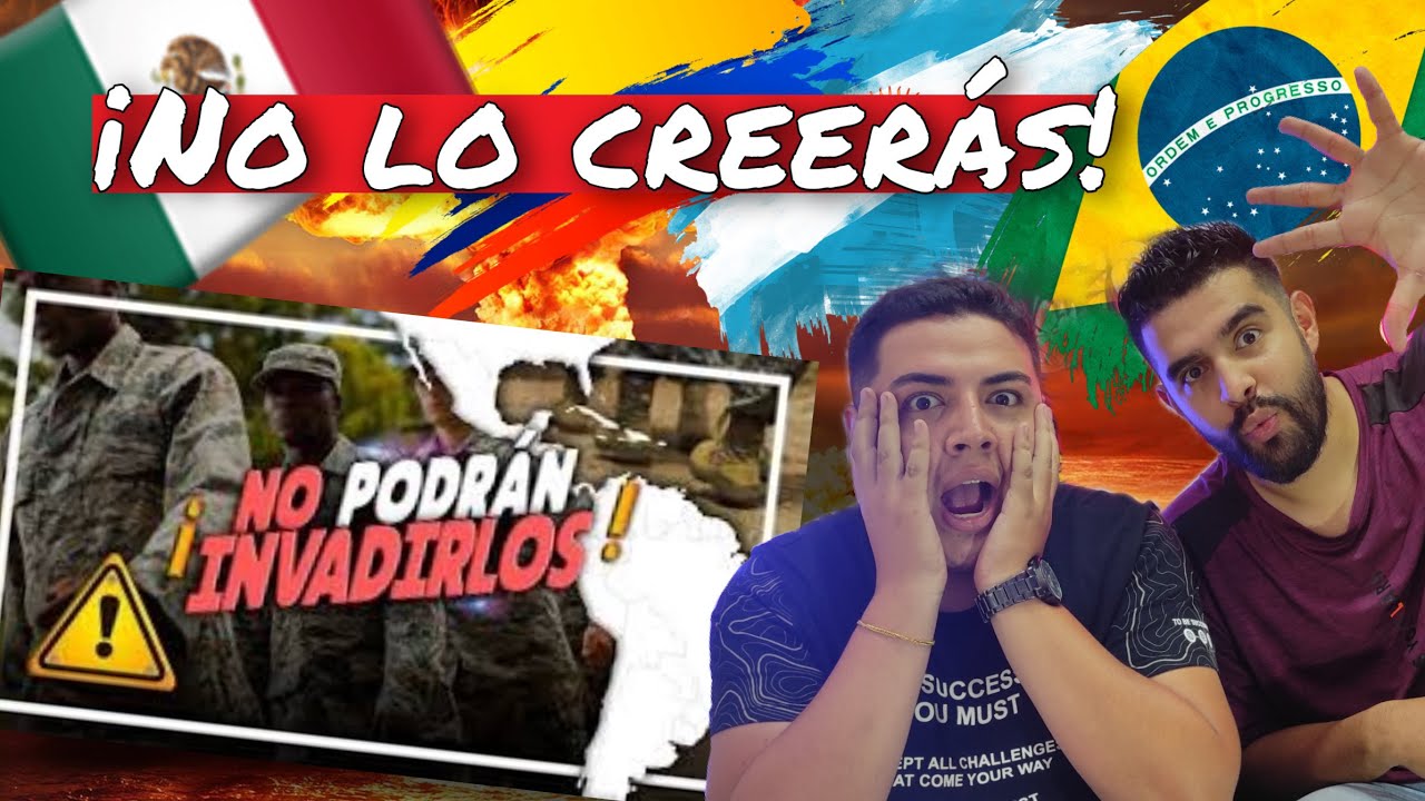 🔥PAÍSES más DIFÍCILES de INVADIR 😱 *America LATINA* El primero NO lo creerás!!🔥🇲🇽🇨🇴🇧🇷🇦🇷