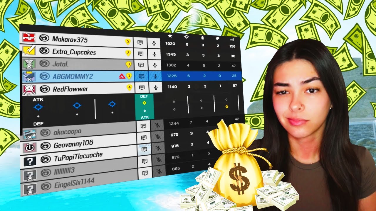 Placing bets on my teammates against Randoms!