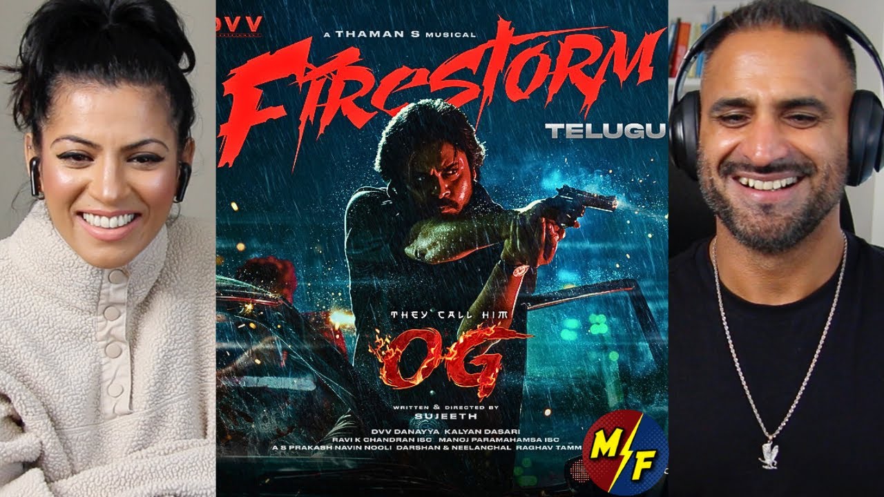 They Call Him OG - Firestorm Lyric Video Reaction  | Pawan Kalyan | Sujeeth | Thaman S | DVV Danayya