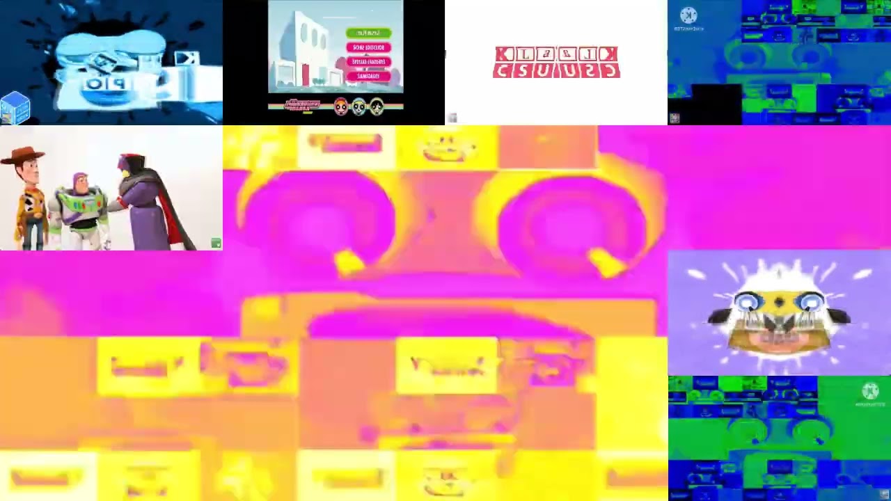 (RQ) Klasky Csupo has a Sparta Gamma Remix in Blue Green Robot Major has a Sparta Pulse V7 Remix