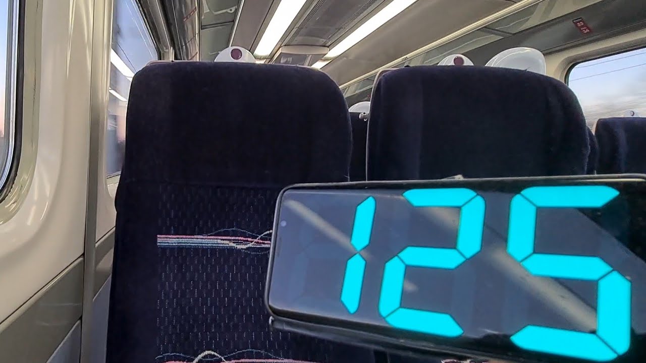 UK Class 180 acceleration to 125mph - Cummins QSK19
