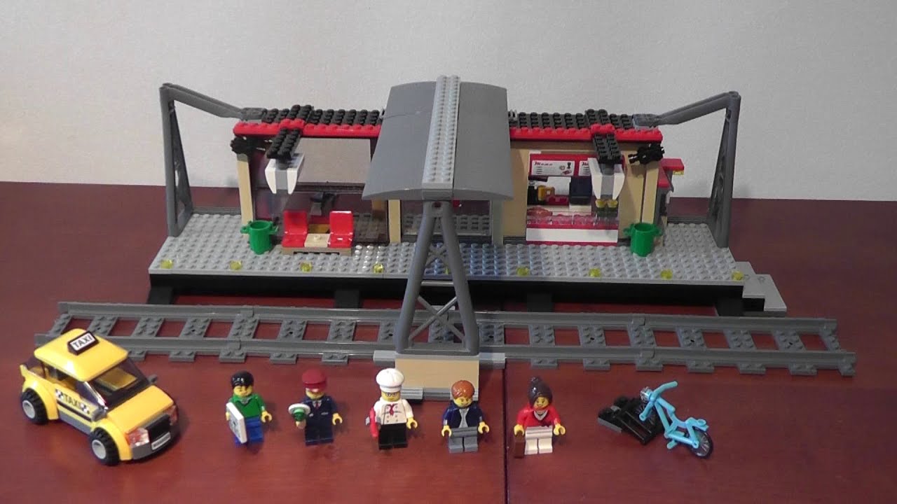 unboxing LEGO City 60050 Dworzec kolejowy rozpakowanie