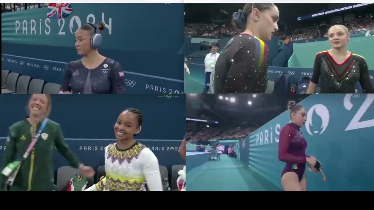 2024 Olympic Gymnastics Qualifications Subdivision 1 quad screen