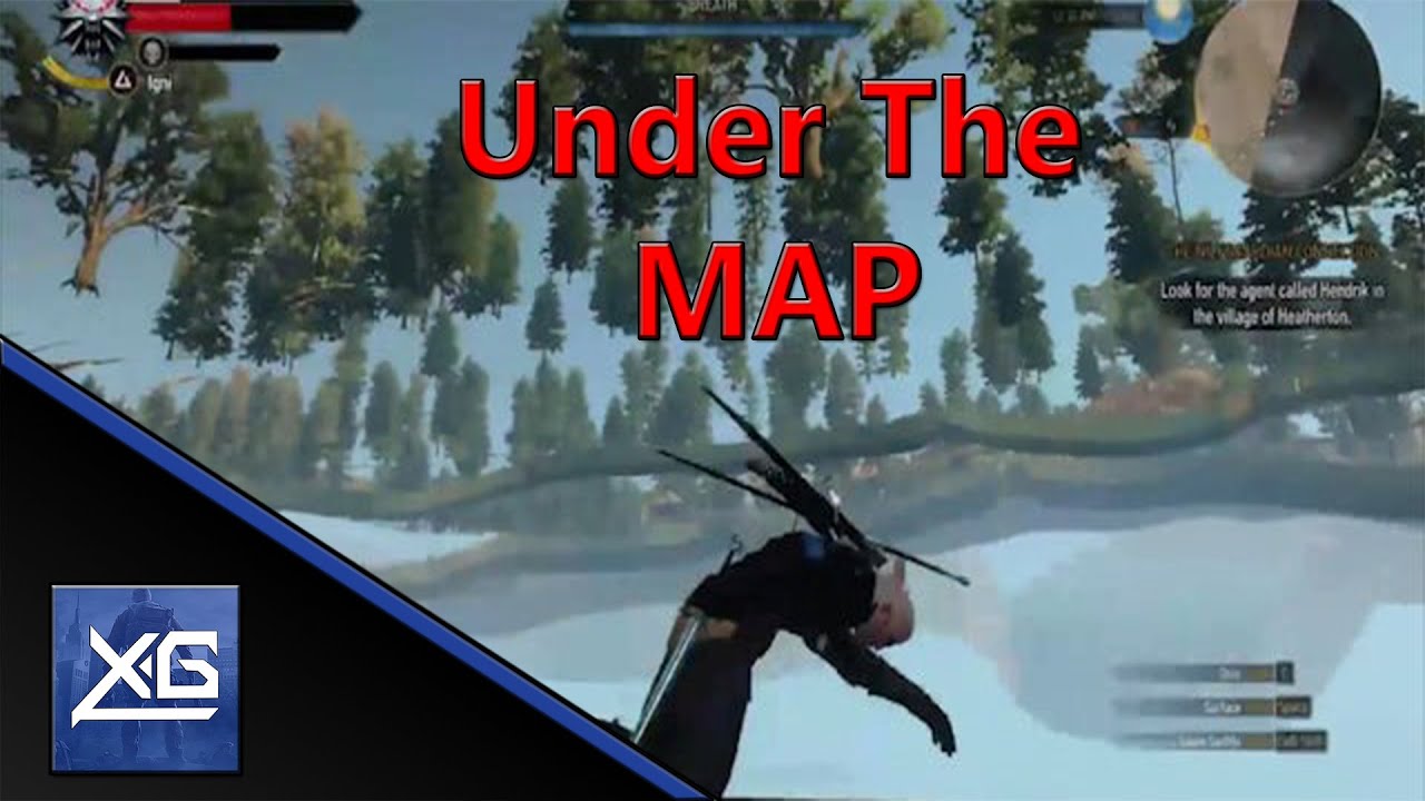 The Witcher 3: Wild Hunt Under The Map Glitch