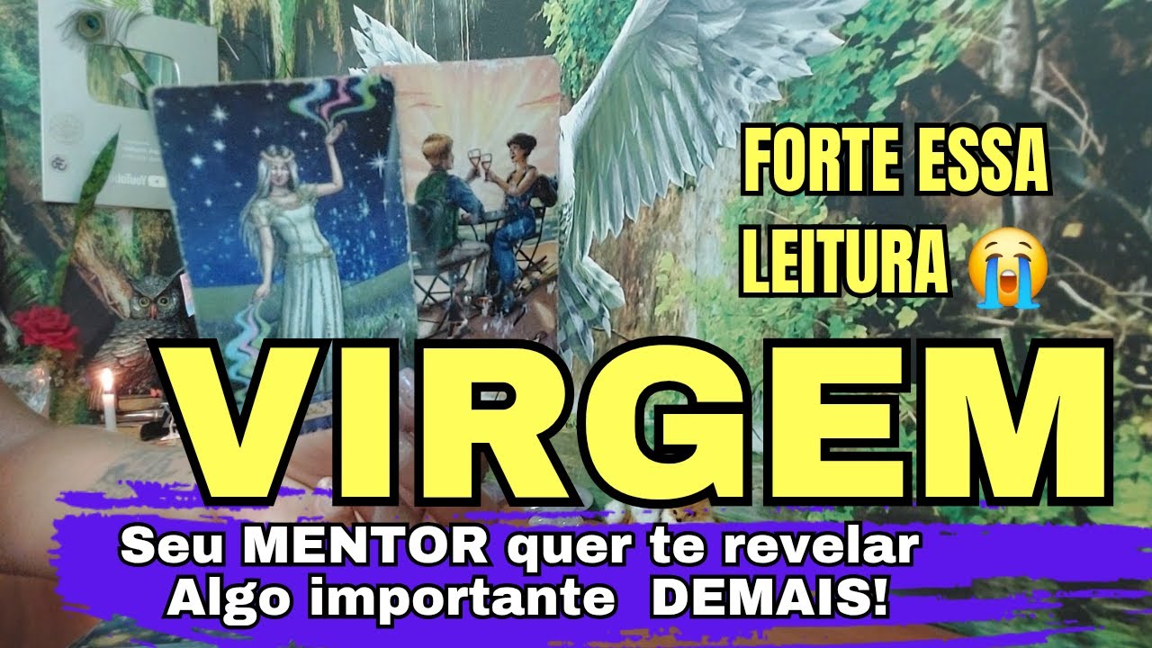 VIRGEM ♍️ ME EMOCIONEI!🥹ATÉ CHOREI NA SUA LEITURA! ⭐️A MENSAGEM É DO SEU MENTOR. #Virgem #virgo