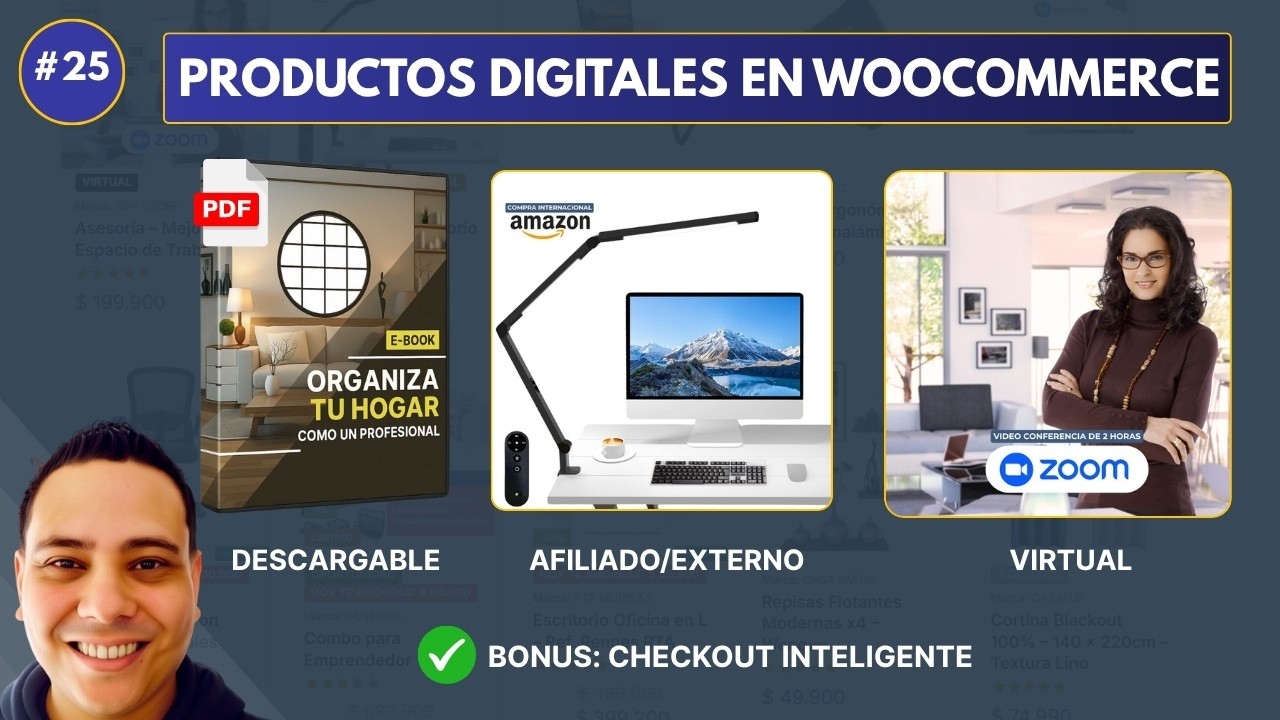 #25 | Cómo Crear Productos Digitales en Woocommerce (Descargable, Virtual, Afiliado)