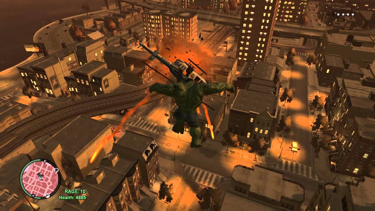 Český GamePlay | GTA: IV - Hulk Mod | Hulk Si Hledá Ženu (Spíš Muže) | High Definition - 720p